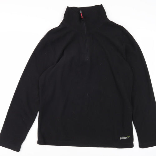 Gelert Unisex Black XL Half Zip Sweatshirt Regular Fit