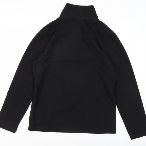 Gelert Unisex Black XL Half Zip Sweatshirt Regular Fit