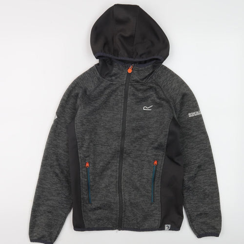 Regatta Boys Grey Full Zip Hoodie 11-12 Years