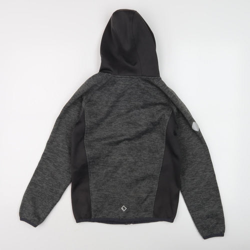 Regatta Boys Grey Full Zip Hoodie 11-12 Years