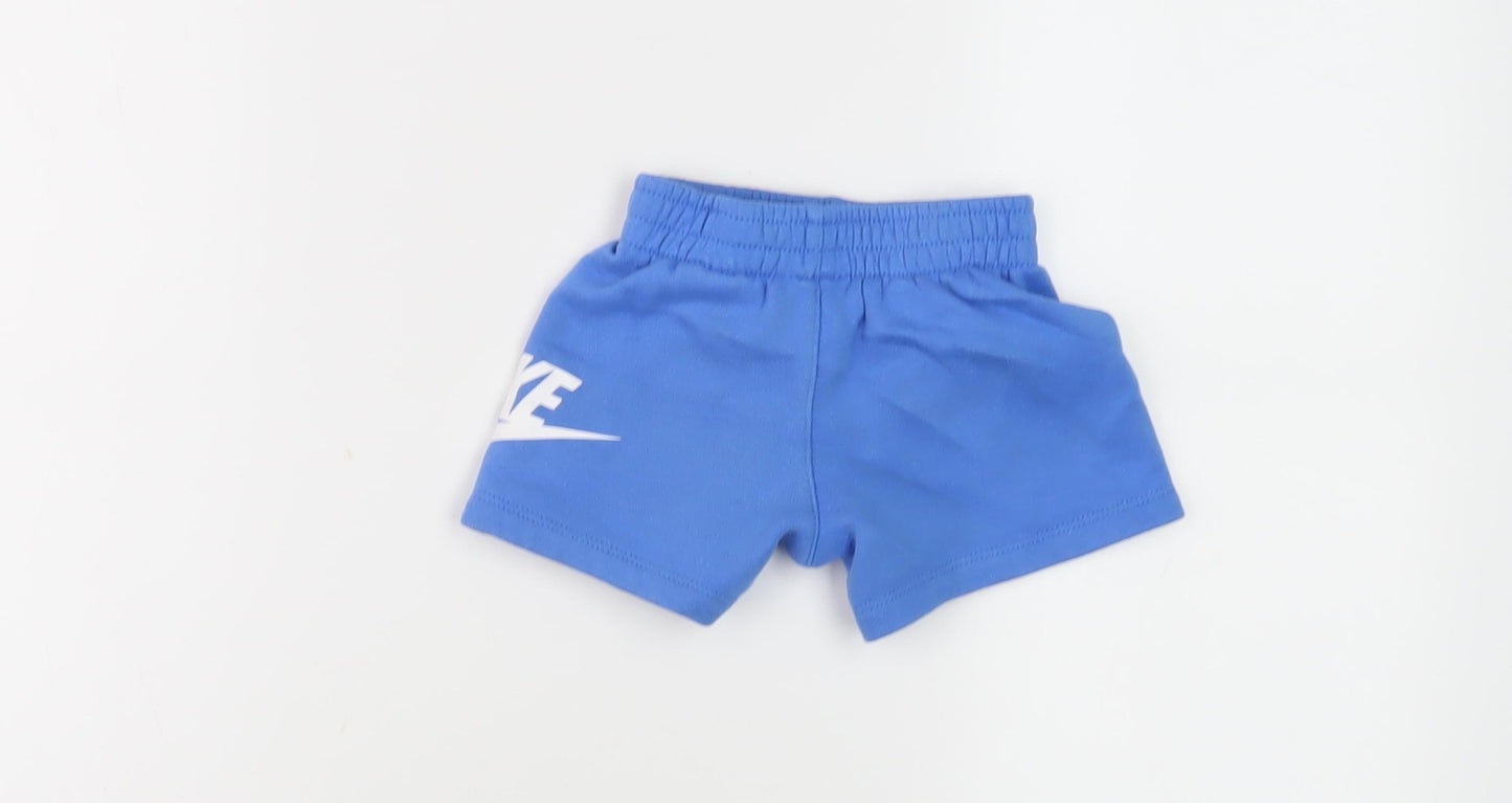 Nike Unisex Baby Blue Shorts 12 Months Sportswear