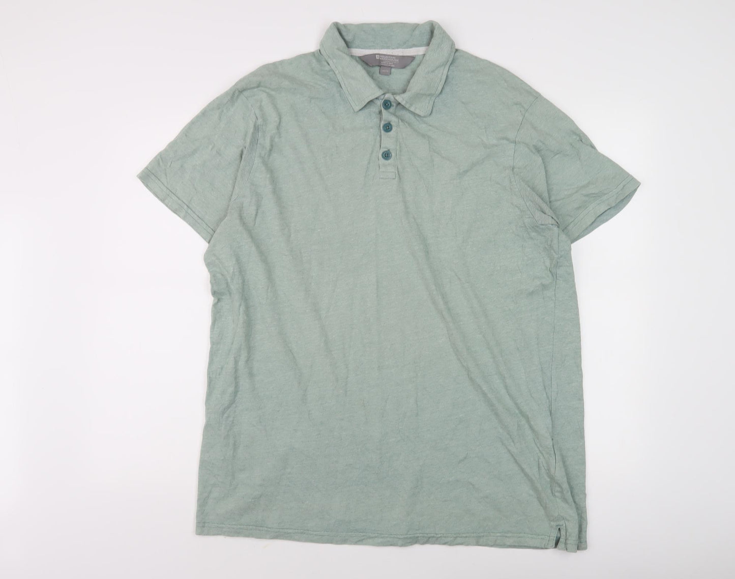 Mountain Warehouse Men's Green Polo Shirt XL