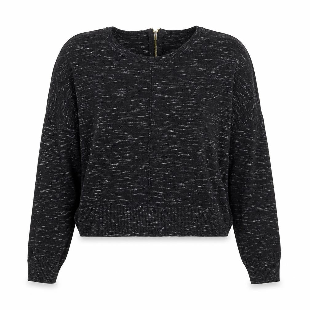 Front view of Billabong Women's Black Full Zip Jumper, size M