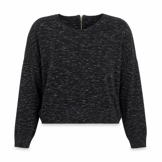 Front view of Billabong Women's Black Full Zip Jumper, size M