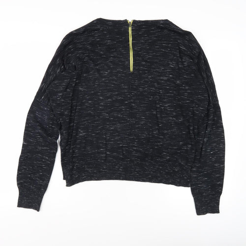 Billabong Women's Black Full Zip Jumper, Size M