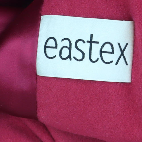 Eastex Women's Red Mid-Length Wool Coat Size 10