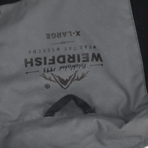 Weird Fish Men's Black XL Basic Jacket