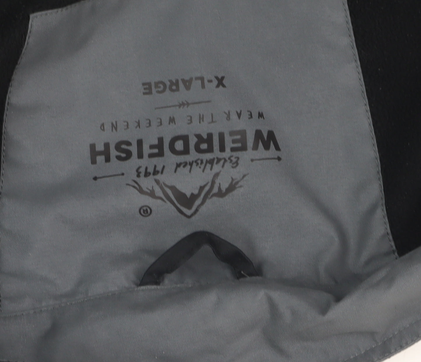 Weird Fish Men's Black XL Basic Jacket