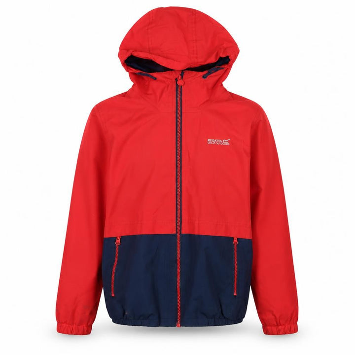 Regatta Boys Red Blue Windbreaker Jacket Hooded 14 Years