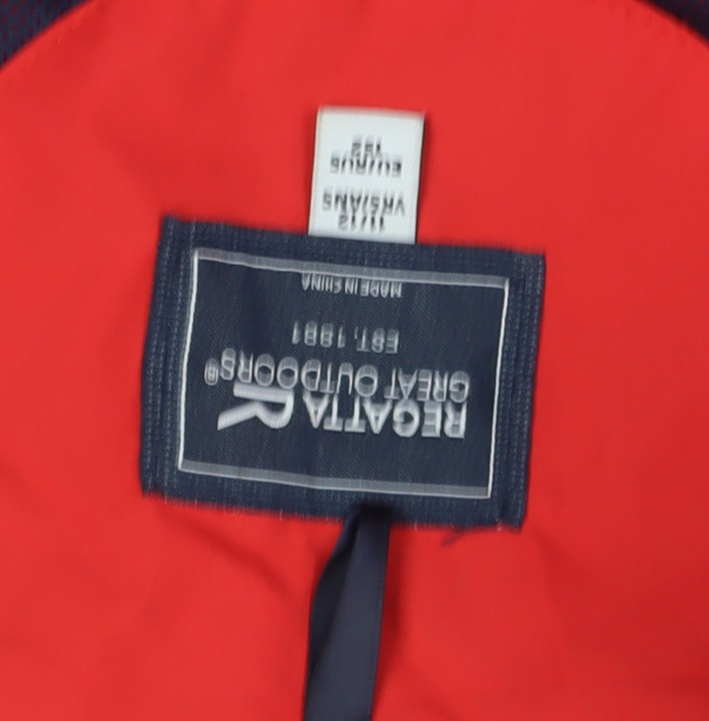 Regatta Boys Red Blue Windbreaker Jacket Hooded 14 Years
