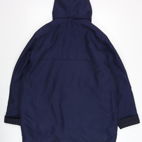 Country Rose Women's Blue Parka Jacket Size 14