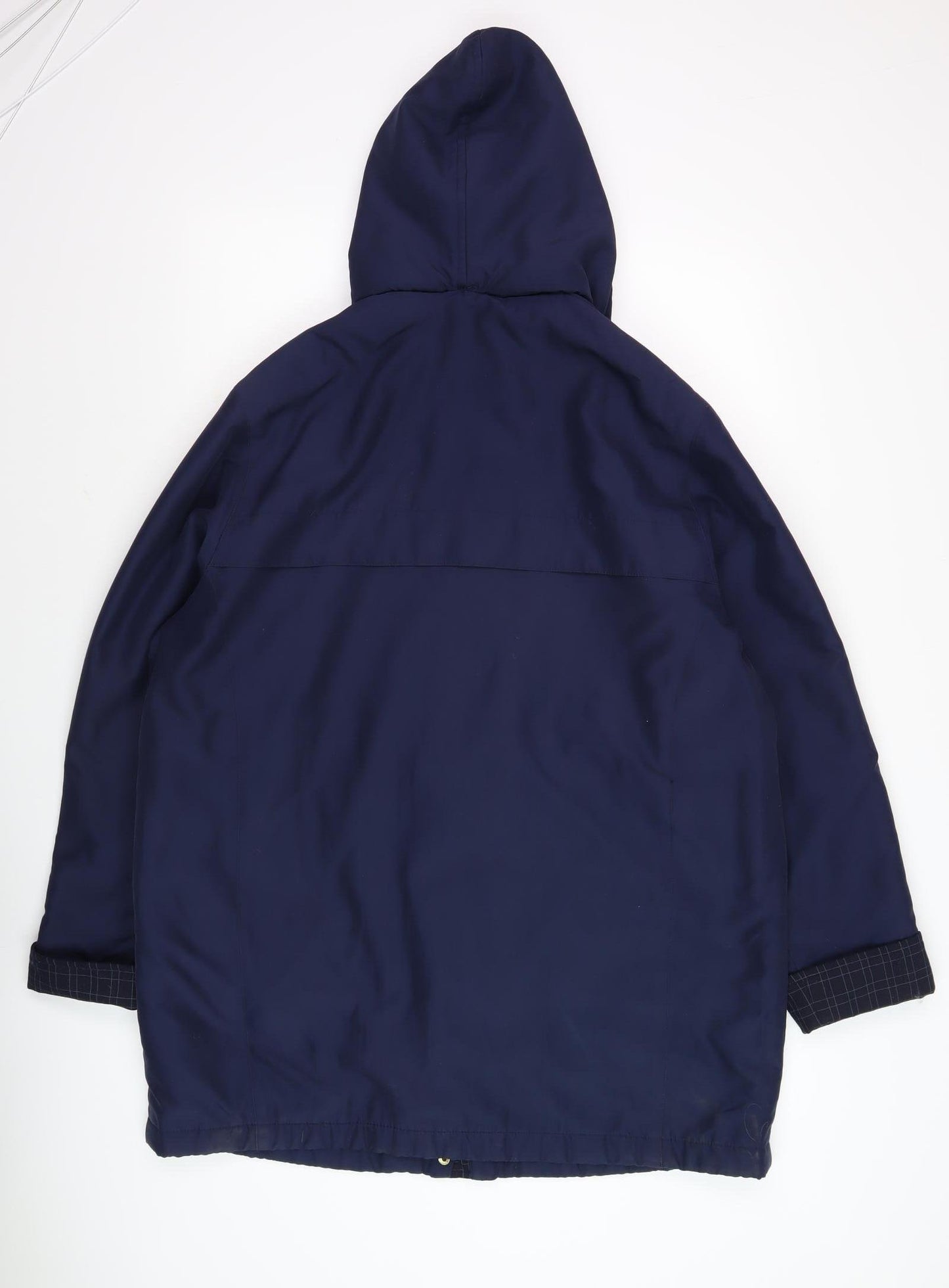 Country Rose Women's Blue Parka Jacket Size 14