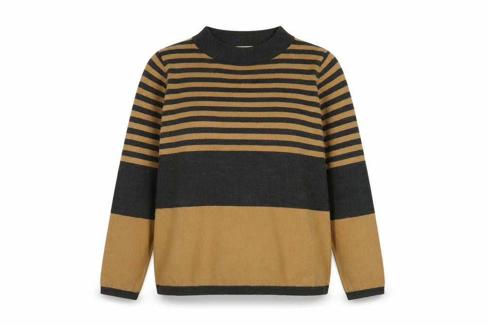 Front view of Marks & Spencer Women’s Striped jumper