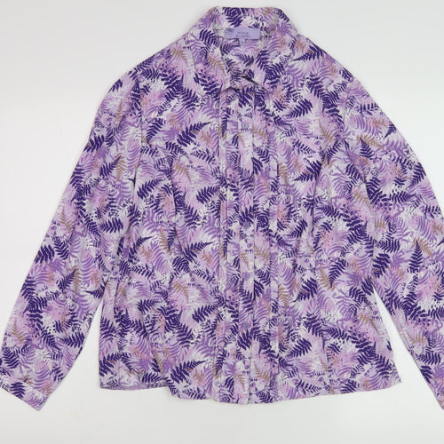 Honor Millburn Women's Floral Button-Up Shirt Size 12