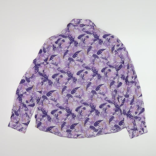 Honor Millburn Women's Floral Button-Up Shirt Size 12