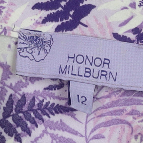 Honor Millburn Women's Floral Button-Up Shirt Size 12
