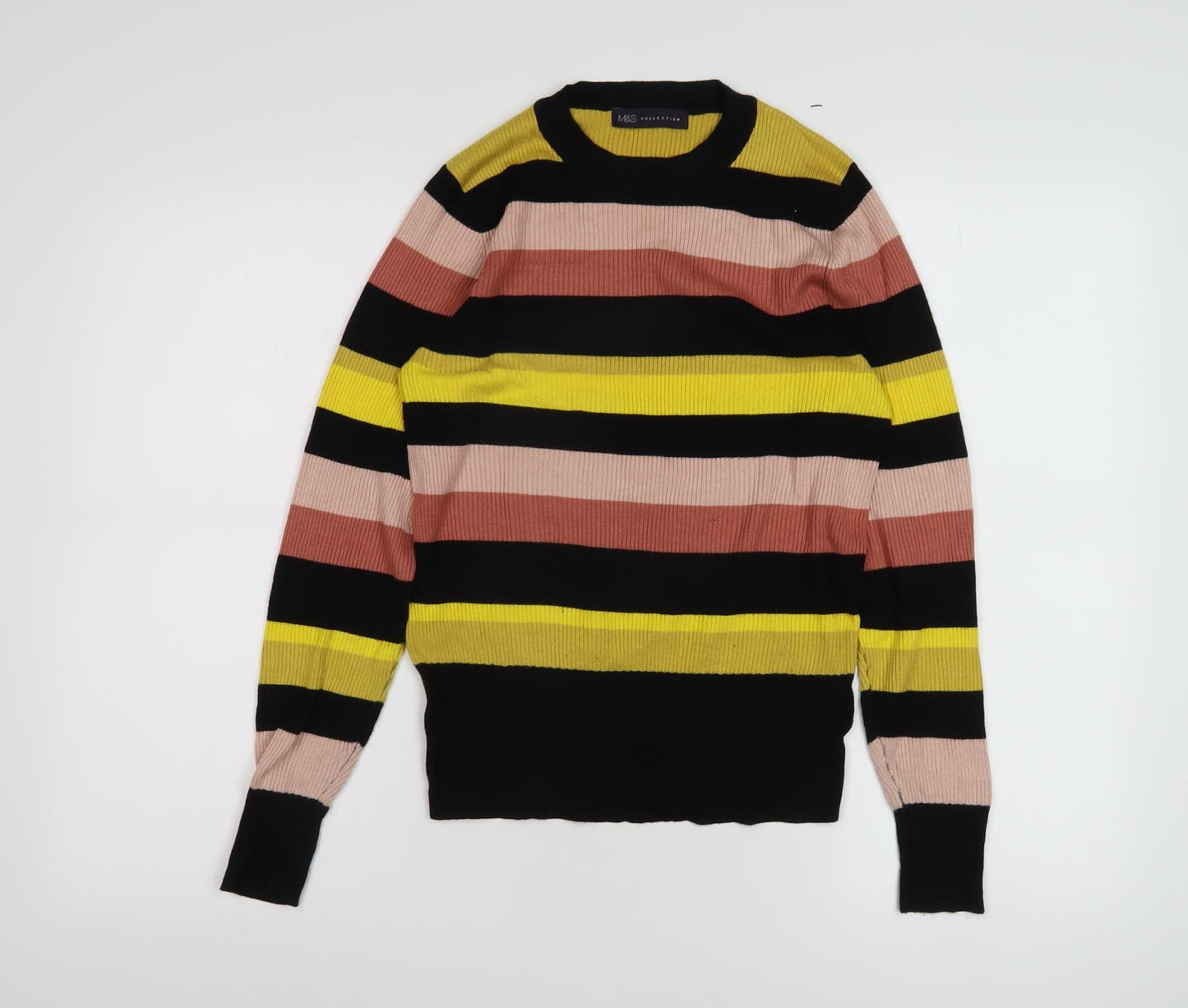 Marks and Spencer Women's Multicoloured Pullover Jumper Size 10