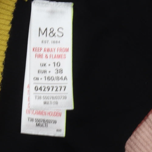 Marks and Spencer Women's Multicoloured Pullover Jumper Size 10
