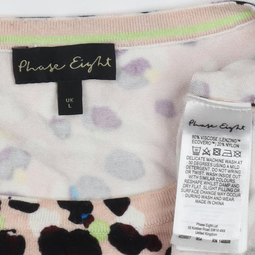 Phase Eight Women's Multicoloured Animal Print Pullover Jumper