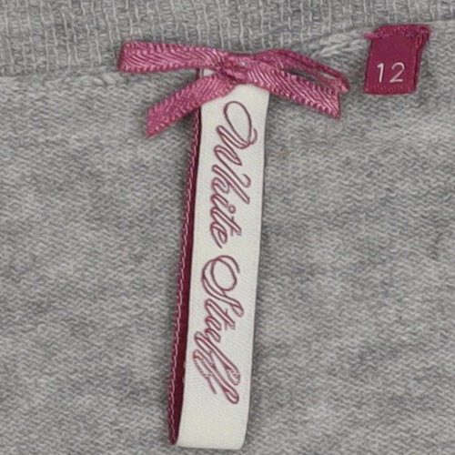 White Stuff Women's Grey Cardigan Size 12