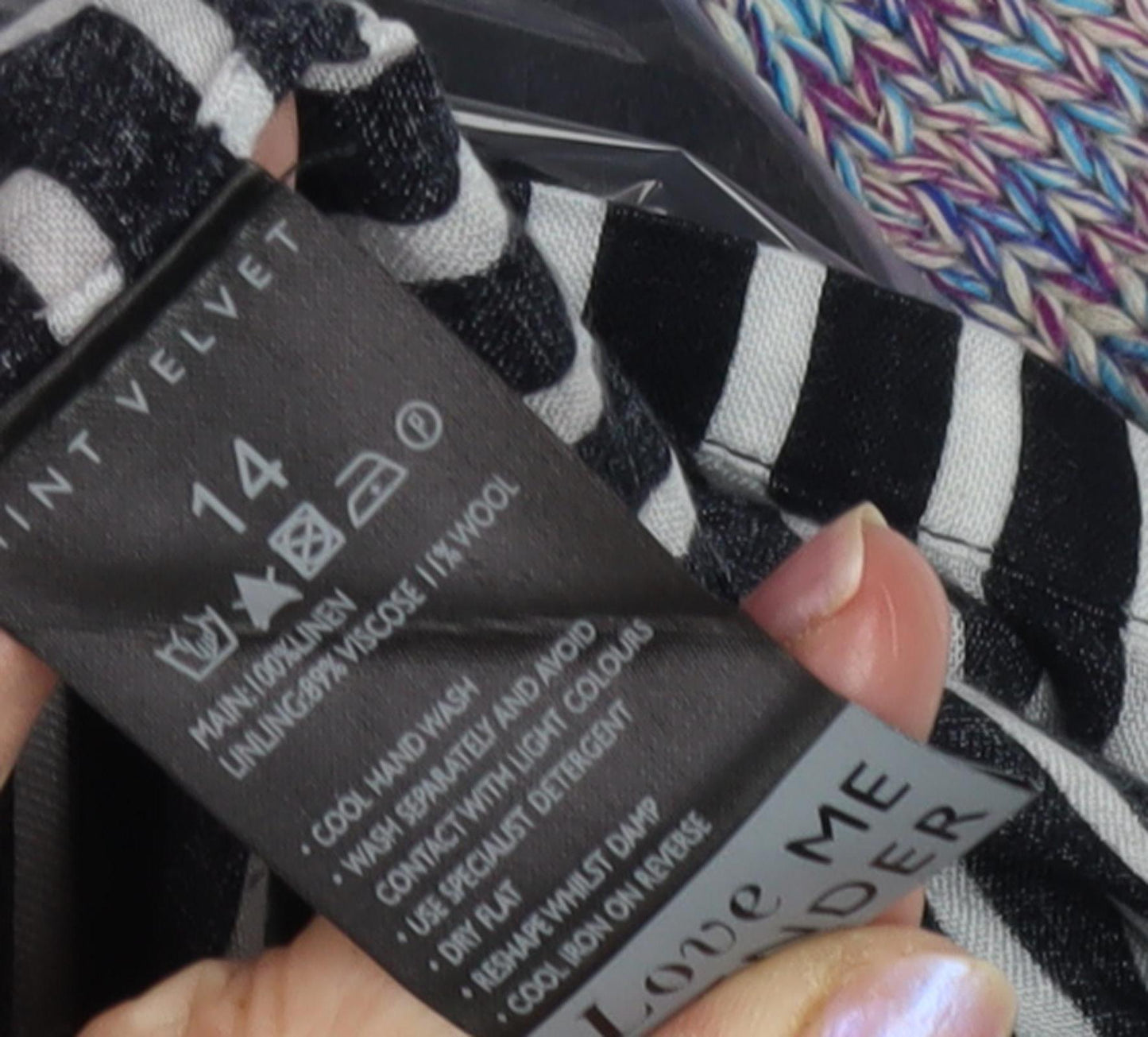 Mint Velvet Women's Black Boat Neck Pullover Jumper, Size 14