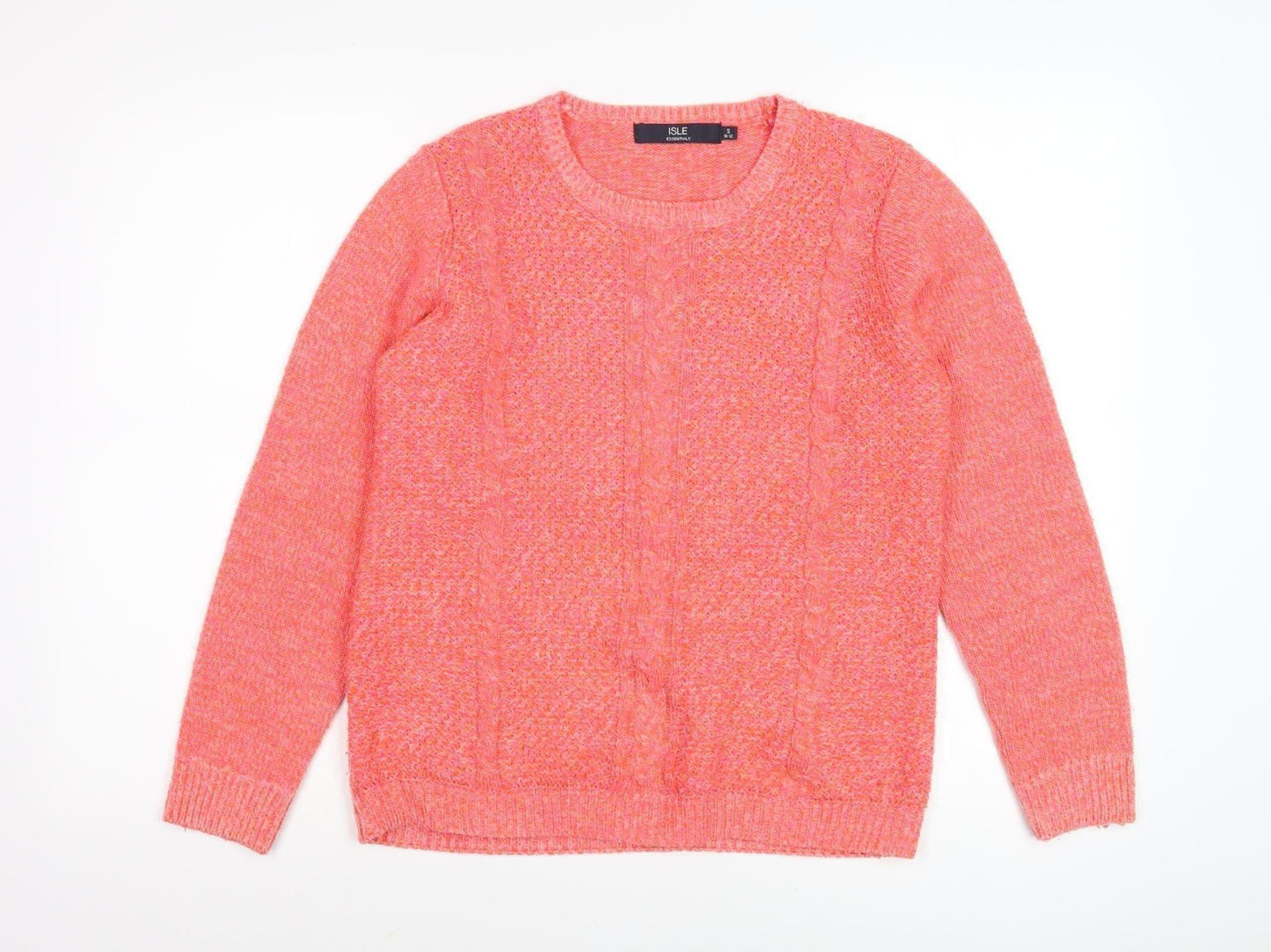 ISLE Womens Pink Knitted Pullover Size 10-12 Casual