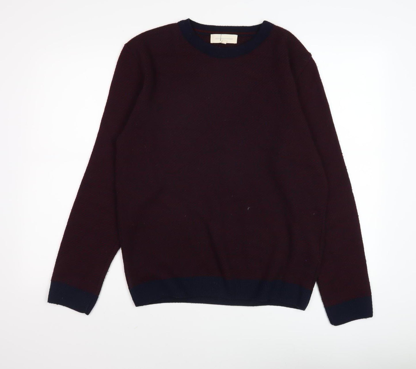 Frederik Anderson Hopenhagen Men's Red Pullover Jumper, Size M, Crew Neck