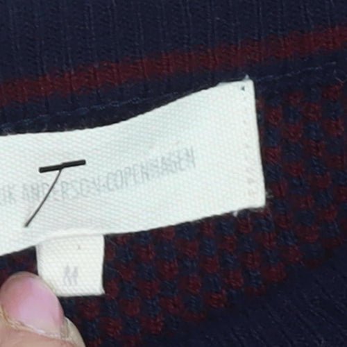 Frederik Anderson Hopenhagen Men's Red Pullover Jumper, Size M, Crew Neck