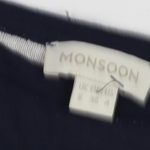 Monsoon Women's Black Sheath Dress Size 8