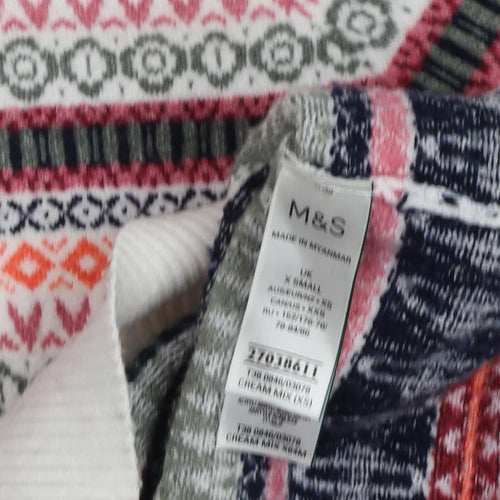 Marks & Spencer Women's Multicoloured Fair Isle Pullover S