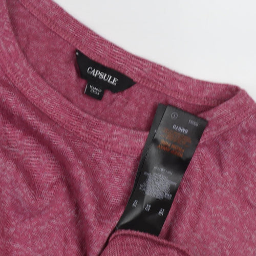 Capsule Women's Pink Pullover Jumper L Size