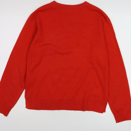 Marks and Spencer Women's Red Pullover Jumper Size 10
