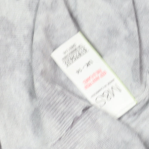 Marks and Spencer Women's Grey Floral Cardigan Size 14