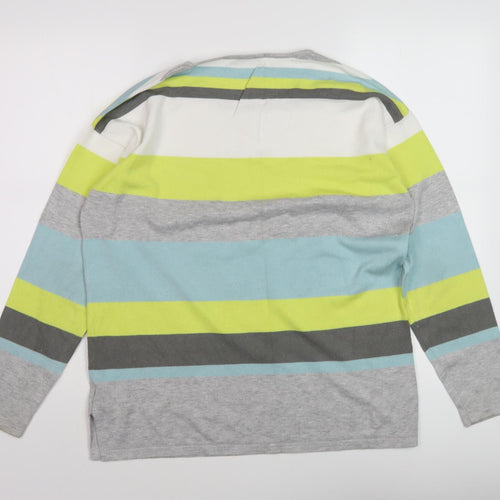 Christa Probst Women's Striped Multicoloured Pullover Size 14