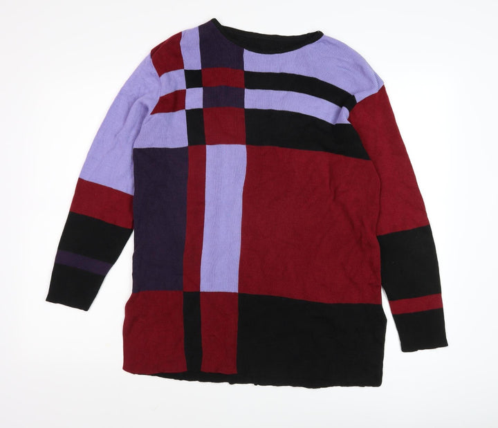 Marks and Spencer Women's Multicoloured Pullover Jumper, Size 12