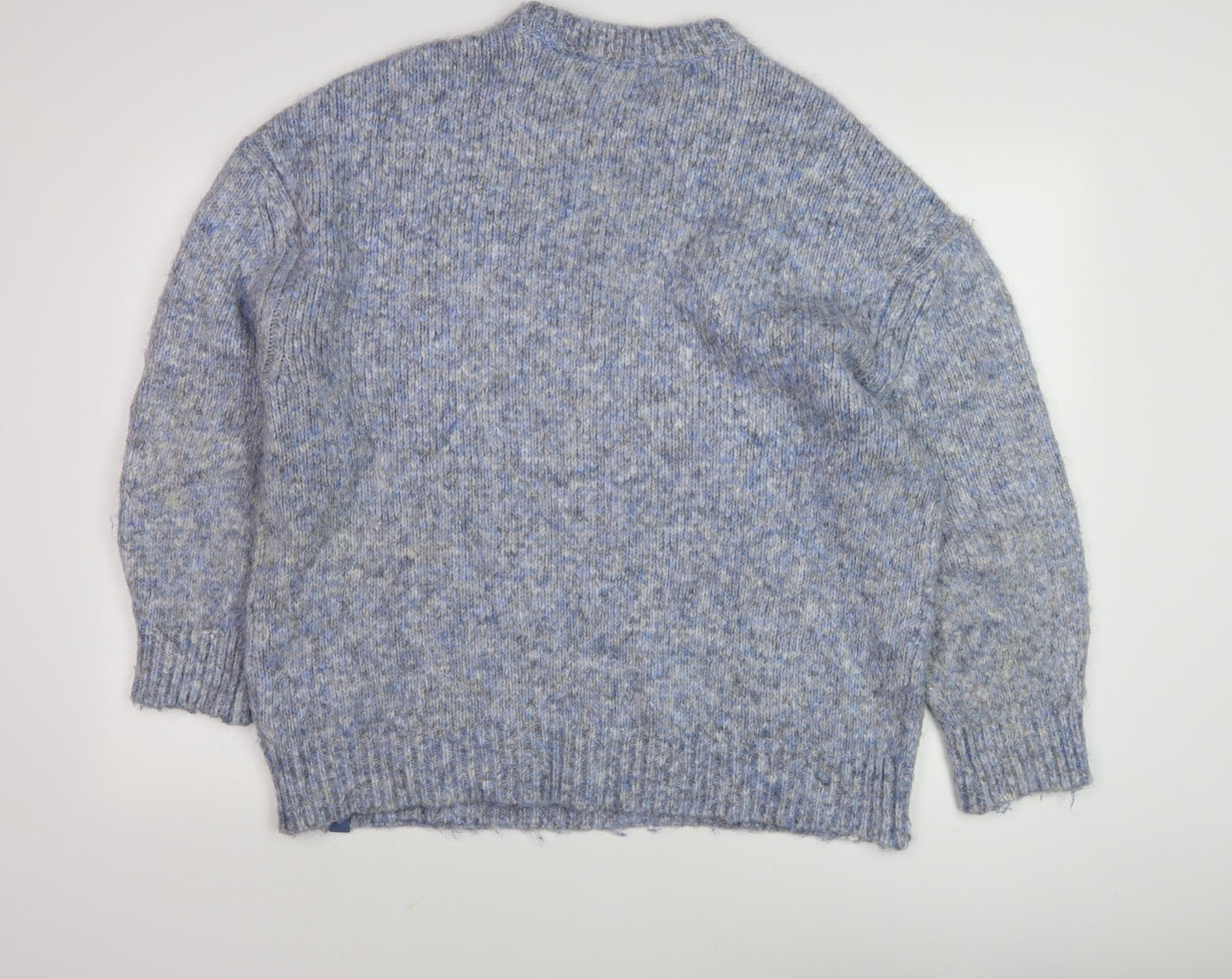 Regatta Women's Blue Chunky-Knit Pullover Jumper Size 18