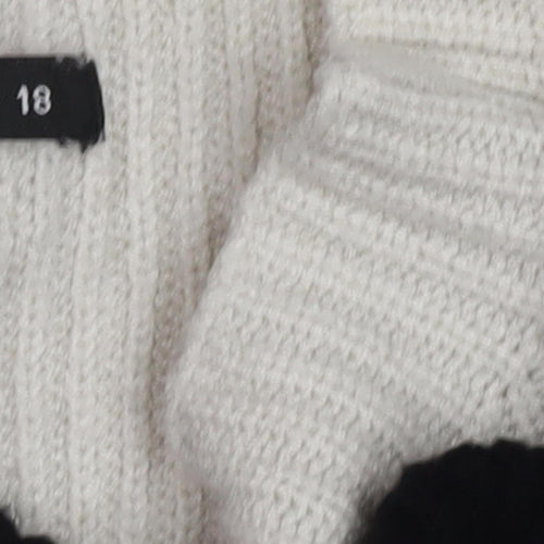 Roman Womens Black & White Pullover Jumper Size 18