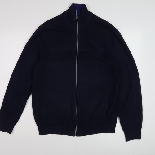 Blue Harbour Men's Black Cotton Jacket Size L