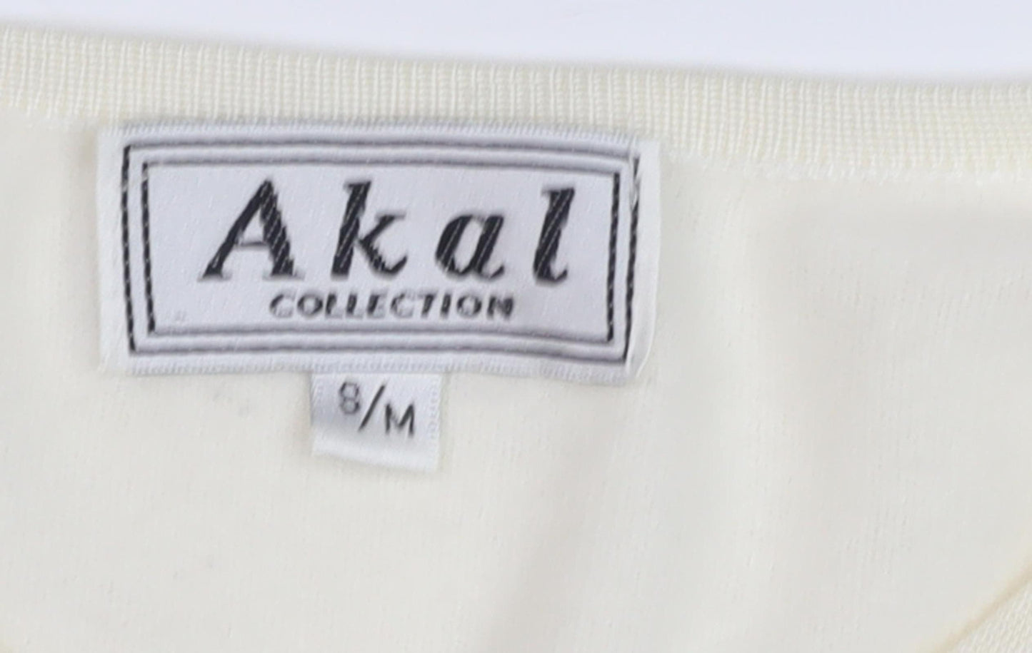 Akal Women's Ivory Cardigan, Size M - Elegant Floral