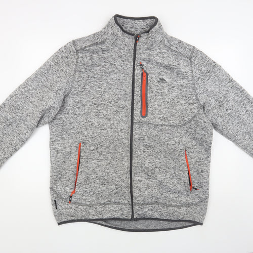 Trespass Men's Grey Flecked XL Jacket, Zipped Pockets