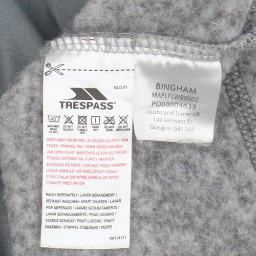 Trespass Men's Grey Flecked XL Jacket, Zipped Pockets