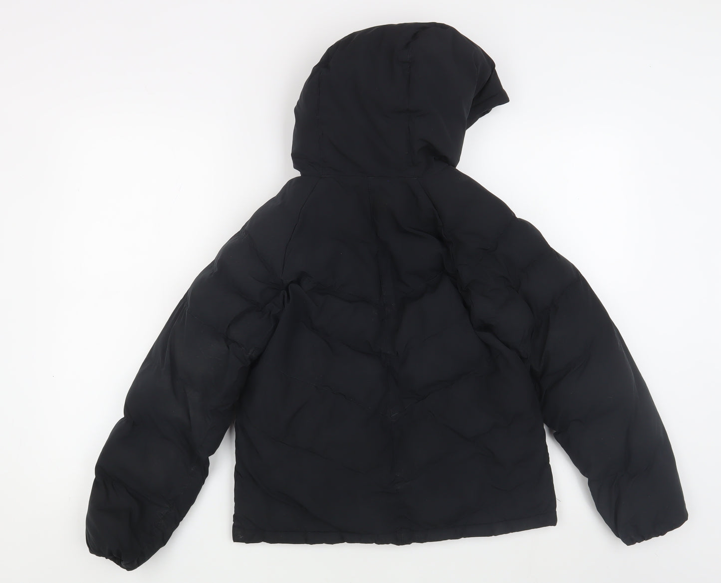 Nike Boys Black Puffer Jacket, Age 10-11, Winter Hooded Coat