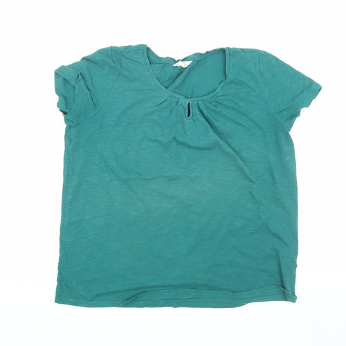 Seasalt Cornwall Women's Green T-Shirt Size 14, Casual