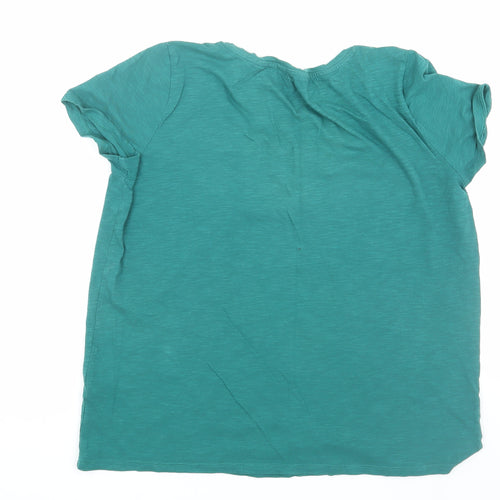 Seasalt Cornwall Women's Green T-Shirt Size 14, Casual