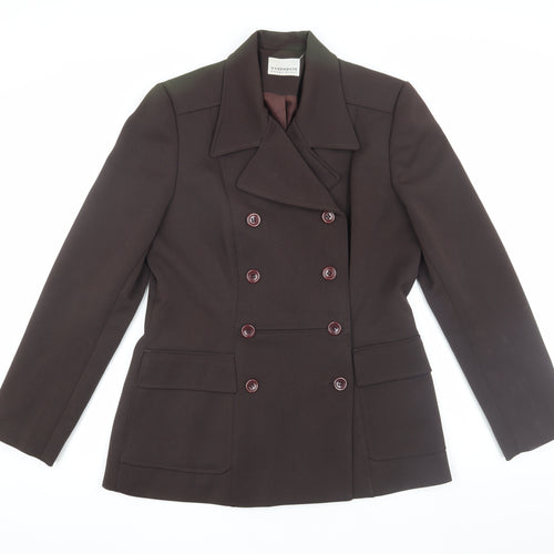 Warehouse Women's Brown Blazer, Size 14, Lined, Business