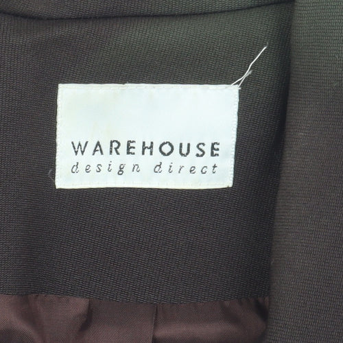 Warehouse Women's Brown Blazer, Size 14, Lined, Business