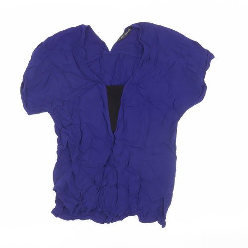 Zara Woman Blue Tunic Top XS for Women