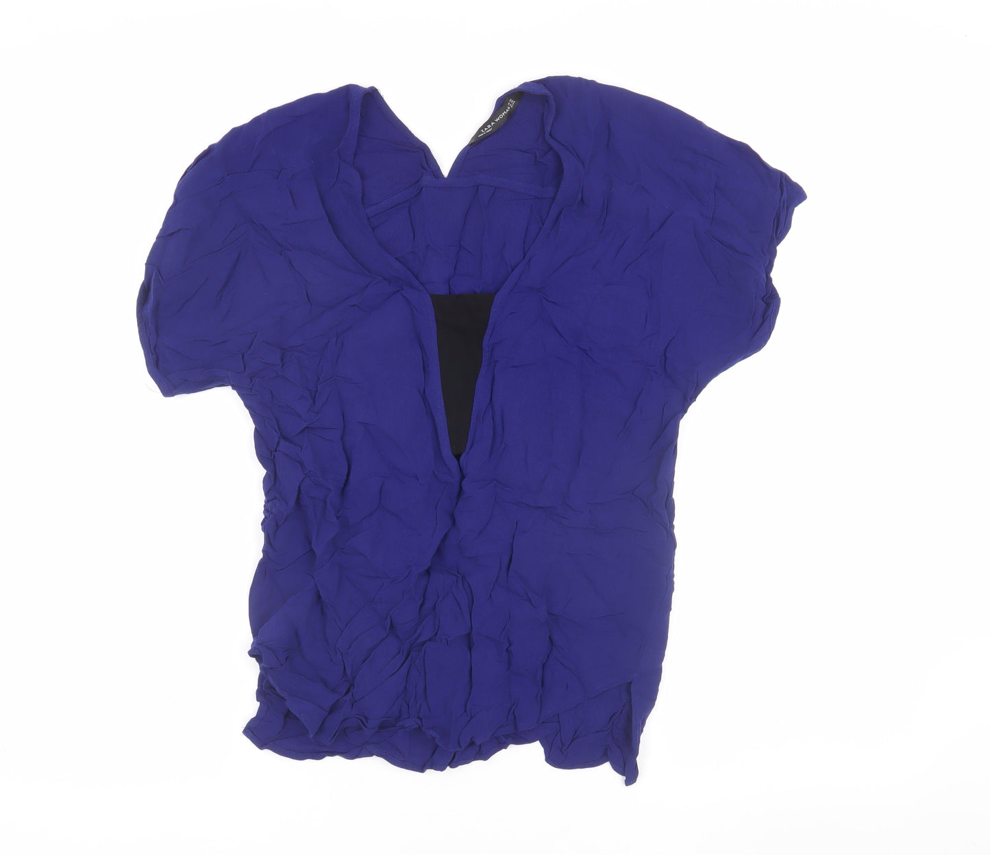 Zara Woman Blue Tunic Top XS for Women