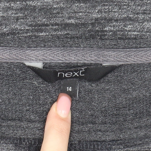 Next Women's Grey Pullover Jumper, Size 14, Casual Regular Fit