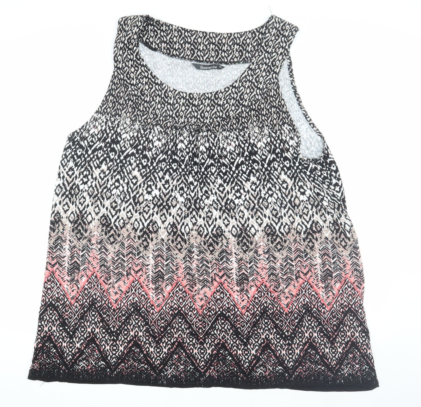 Bonmarché Women's Multicoloured Size 12 Tank Top